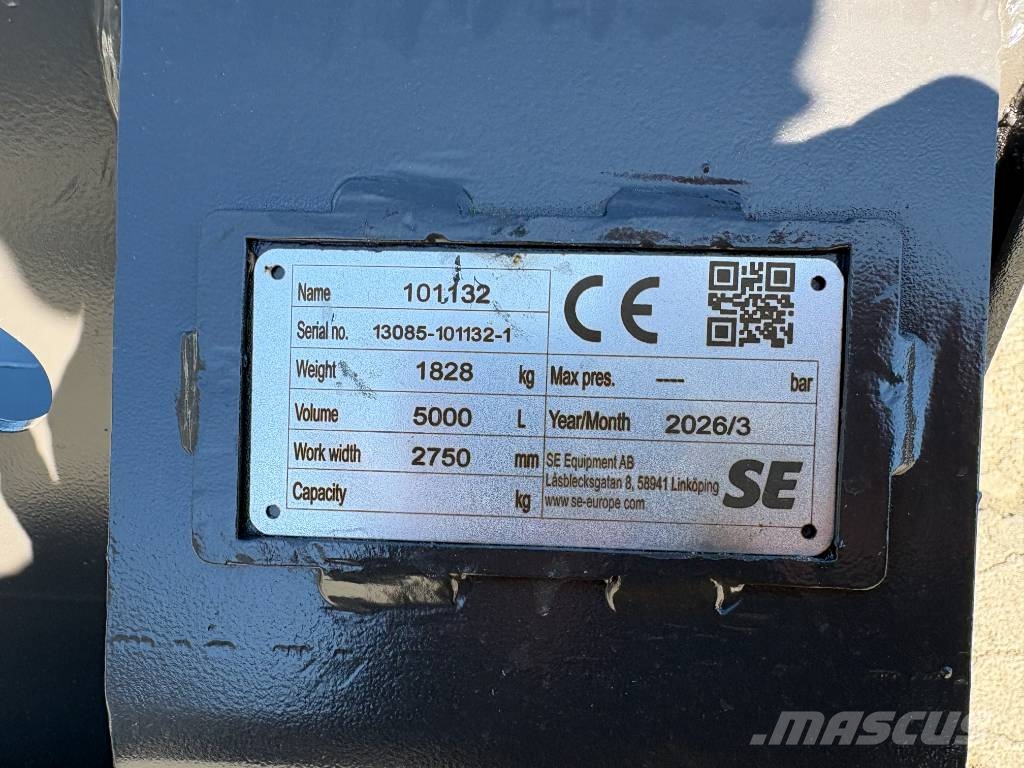 SE Equipment  högtippande skopa 5 kbm Žlice