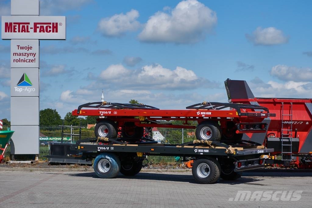 Metal-Fach T014/2   Bale trailer, platforma do bel Bale trailers