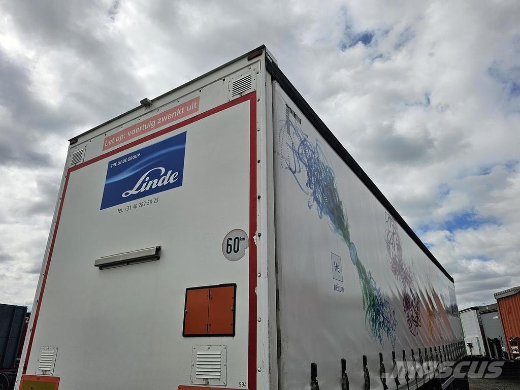Burg BPO-12-27 SRNXX - SPECIAL TRAILER FOR GAS CONTAINE Semirremolques de caja de lona