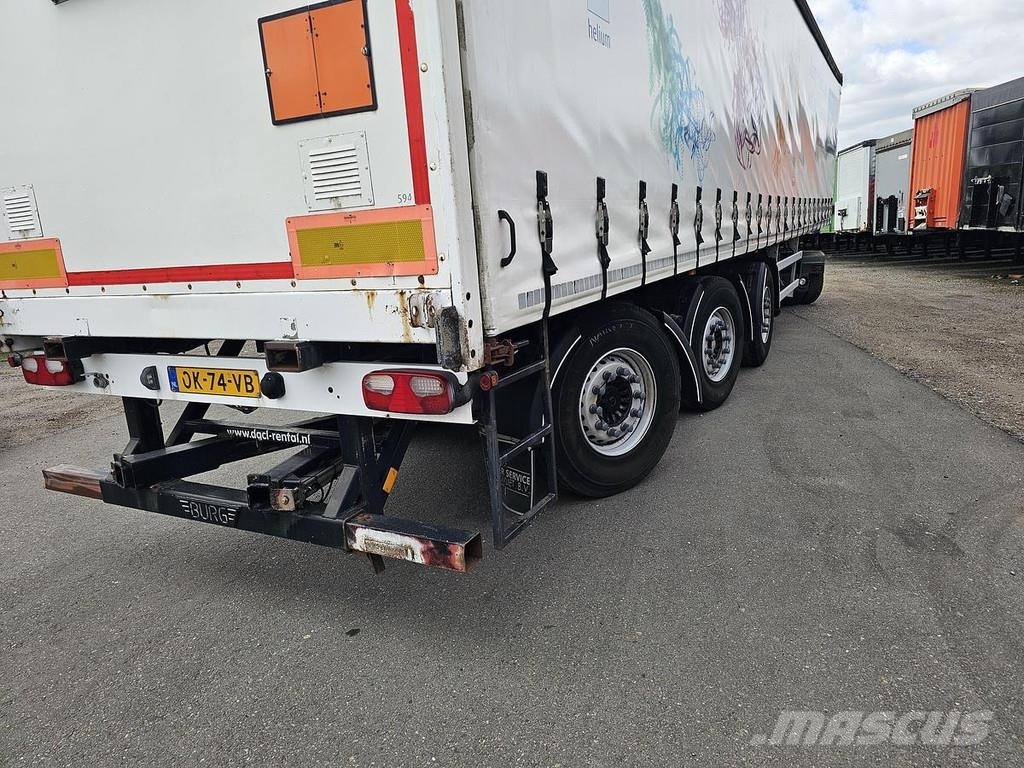 Burg BPO-12-27 SRNXX - SPECIAL TRAILER FOR GAS CONTAINE Semirremolques de caja de lona