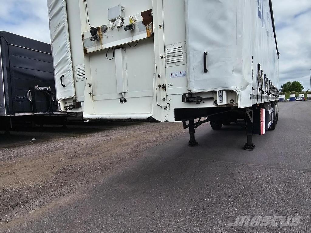 Burg BPO-12-27 SRNXX - SPECIAL TRAILER FOR GAS CONTAINE Semirremolques de caja de lona