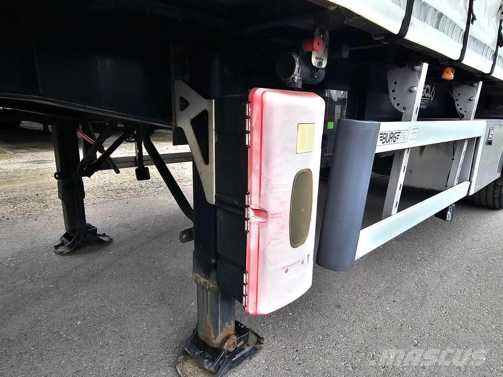Burg BPO-12-27 SRNXX - SPECIAL TRAILER FOR GAS CONTAINE Semirremolques de caja de lona