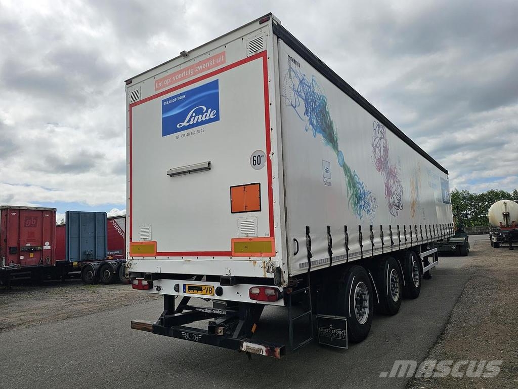 Burg BPO-12-27 SRNXX - SPECIAL TRAILER FOR GAS CONTAINE Semirremolques de caja de lona