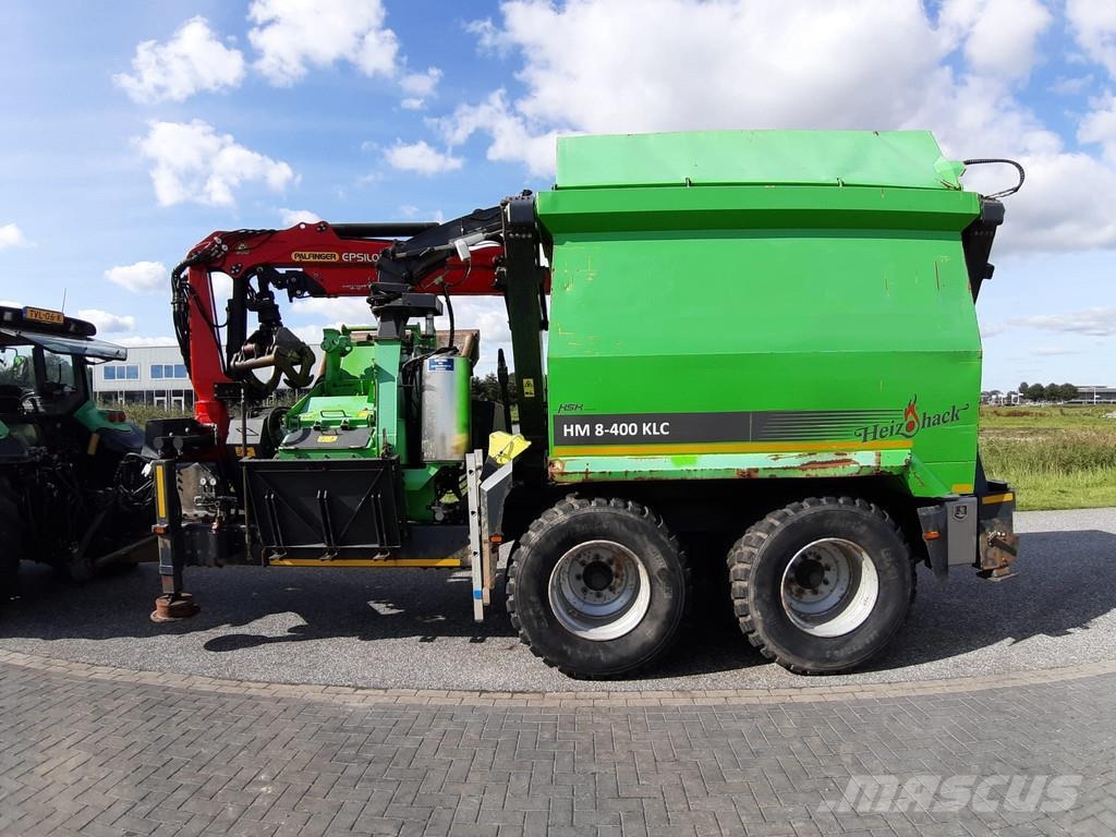 Heizohack HM 8-400 KLC chipper combi 木材削片机