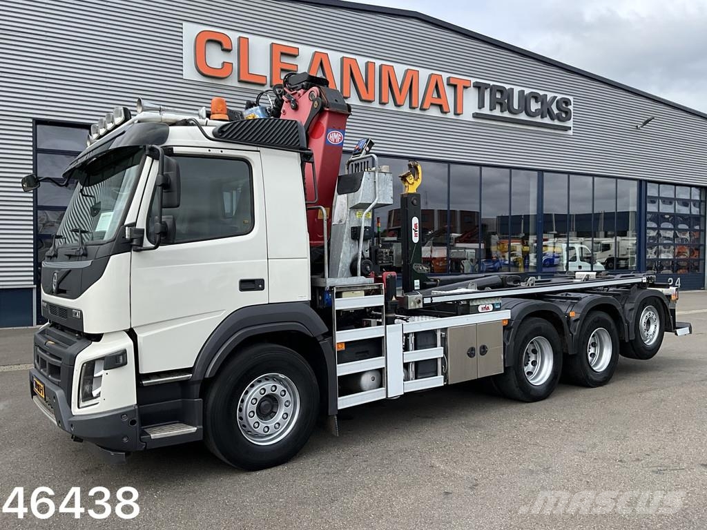 Volvo FMX 460 8x4 Euro 6 HMF 19 Tonmeter Z-kraan Camiones polibrazo