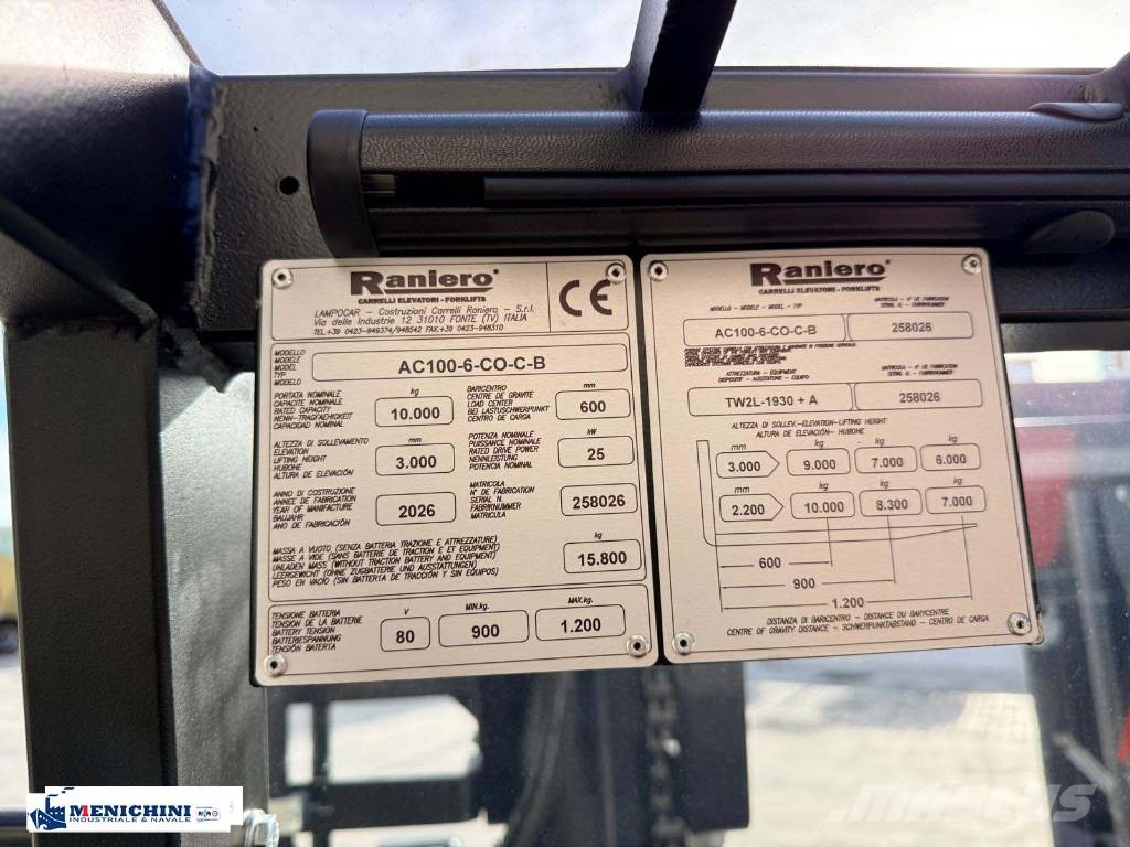 Raniero AC100 6-CO-C-B Electric forklifts