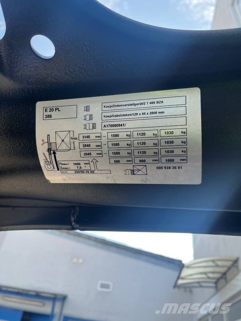Linde E20PL-02 Sähkötrukit