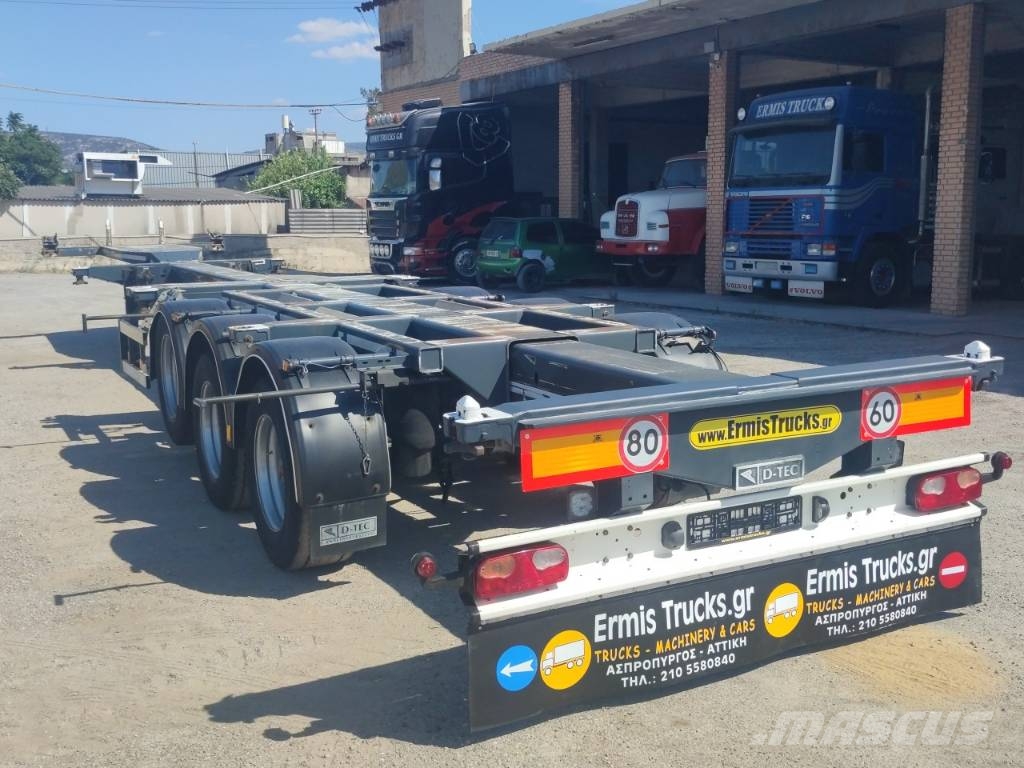 D-tec FLEX TRAILER Container semi-trailers