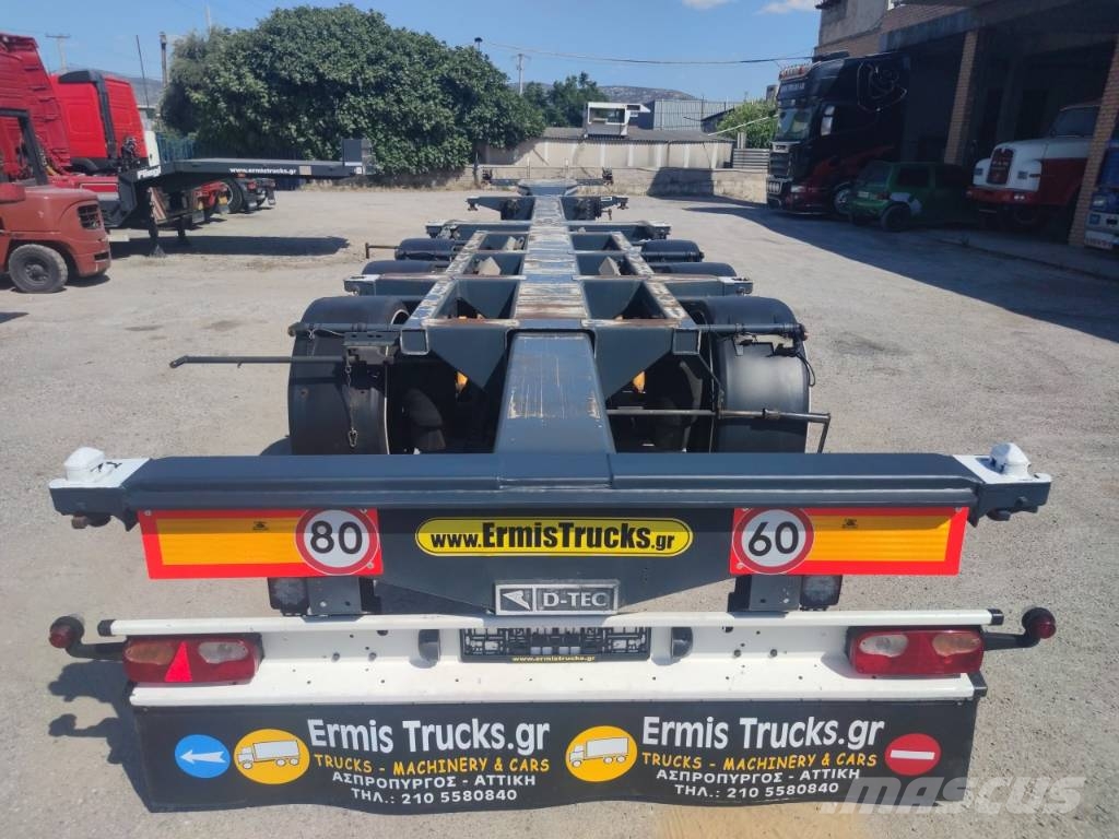 D-tec FLEX TRAILER Container semi-trailers