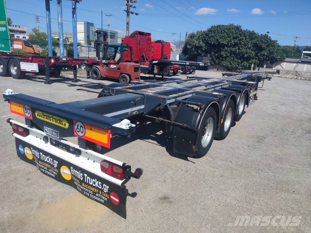 D-tec FLEX TRAILER Container semi-trailers