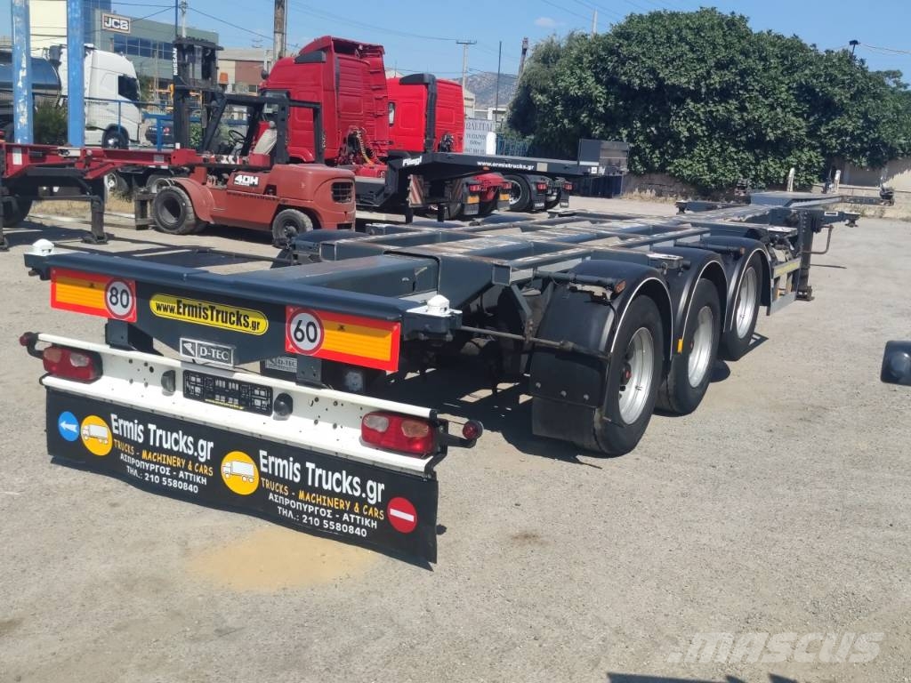 D-tec FLEX TRAILER Container semi-trailers