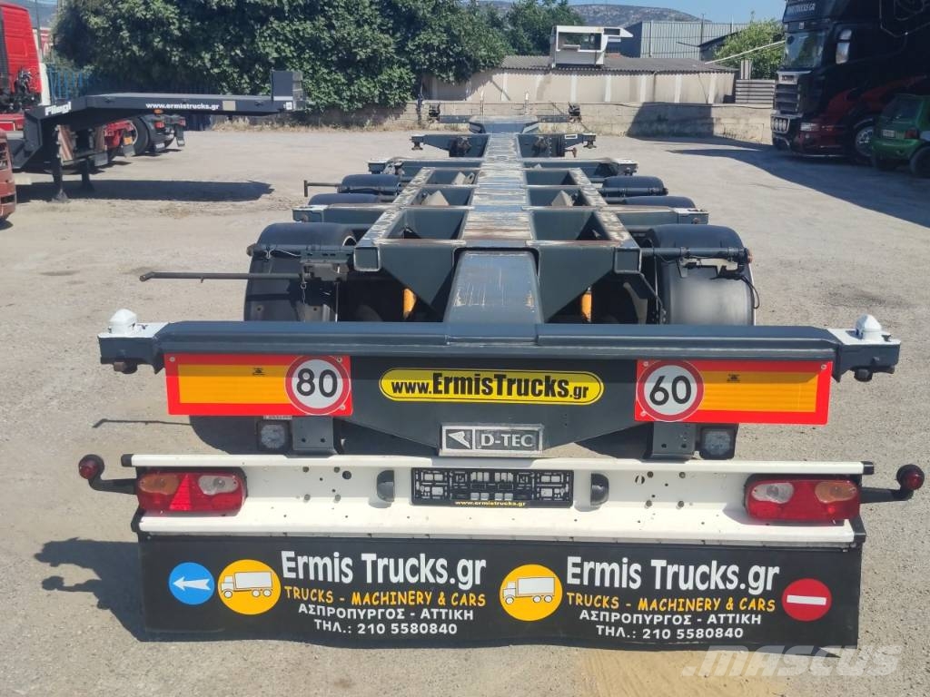 D-tec FLEX TRAILER Container semi-trailers