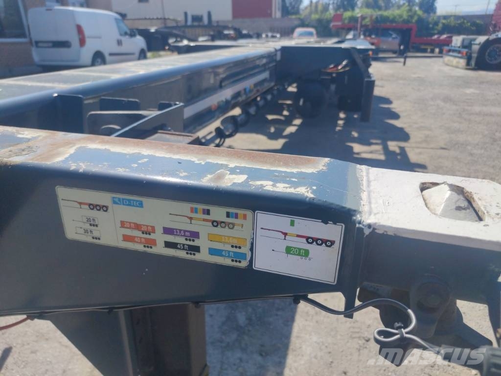 D-tec FLEX TRAILER Container semi-trailers