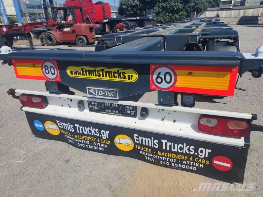 D-tec FLEX TRAILER Container semi-trailers