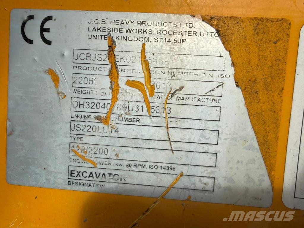 JCB JS 220 LC Rupsgraafmachines