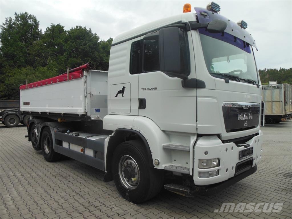 MAN TGS 26.440, 6x4H, Manuál, Euro 5, Sklápěč S3 Kipper
