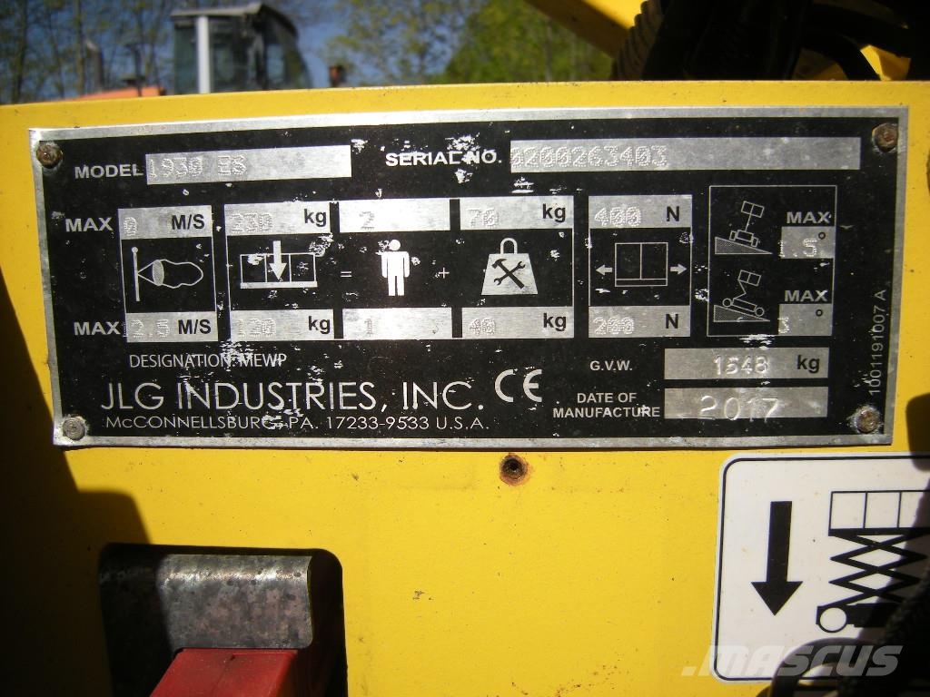 JLG 1930 ES (ID3403) Ollós emelők