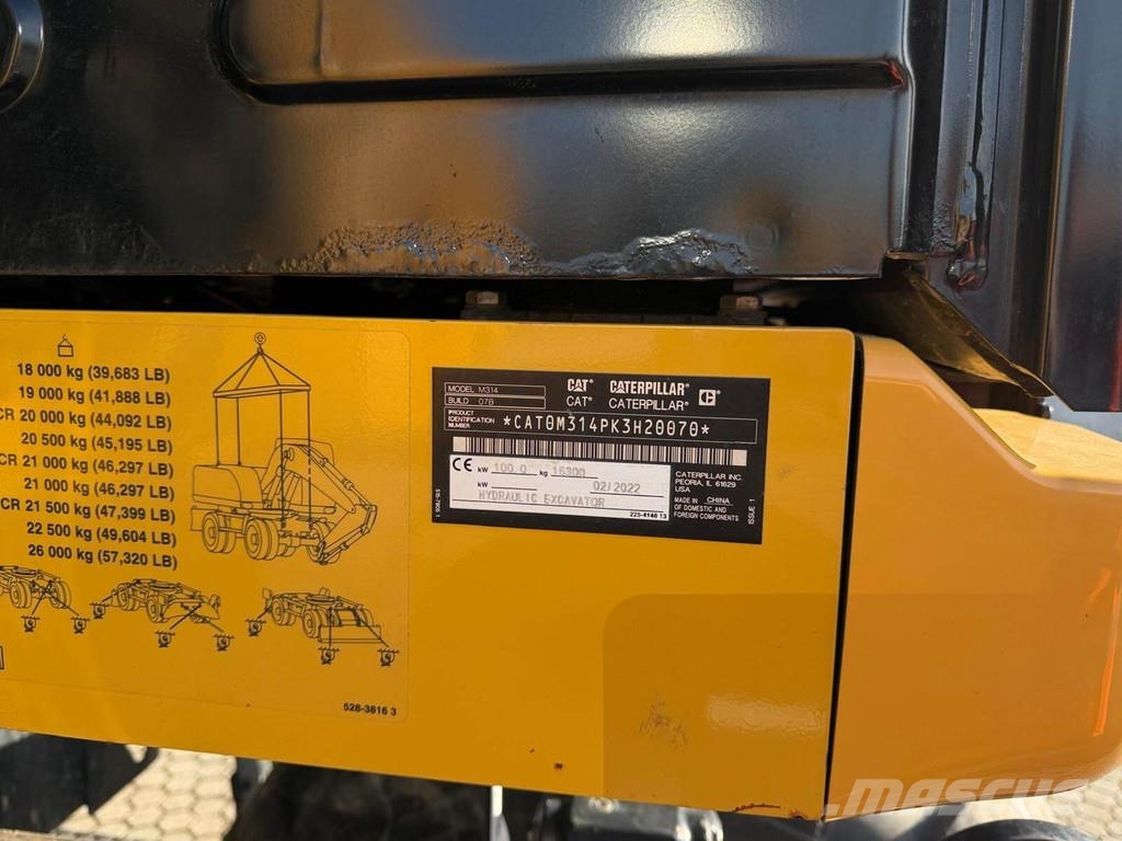 CAT M314-07 Wielgraafmachines