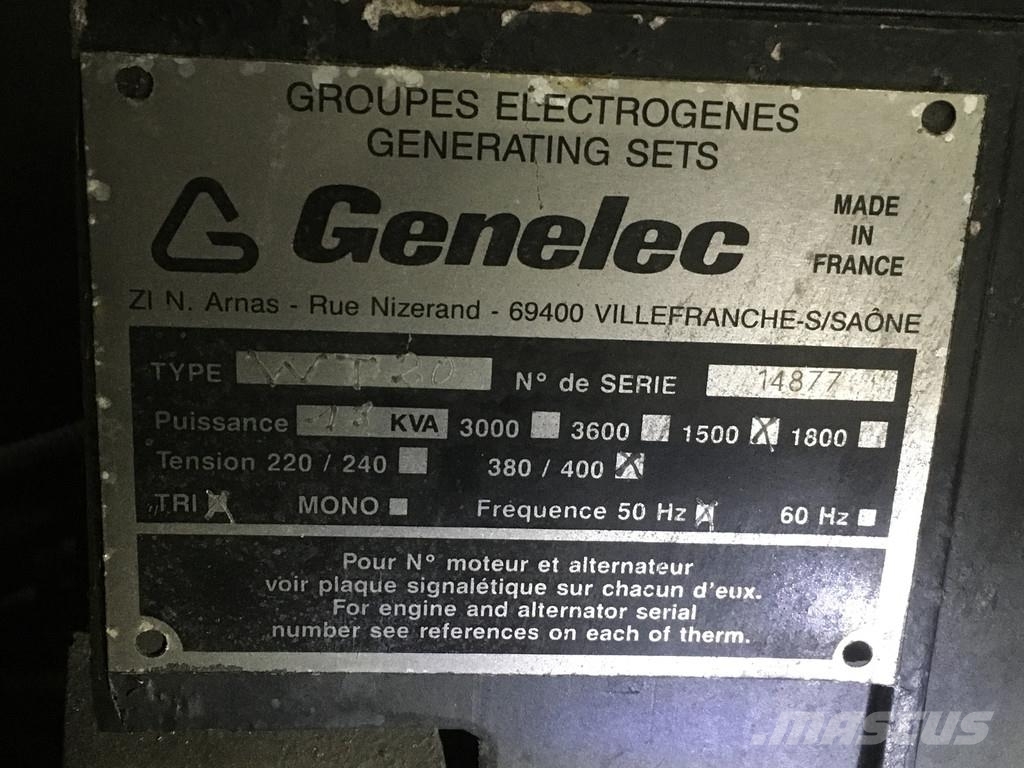 Lombardini LDW 2004 GENERATOR 20 KVA USED Dieselgeneratorer