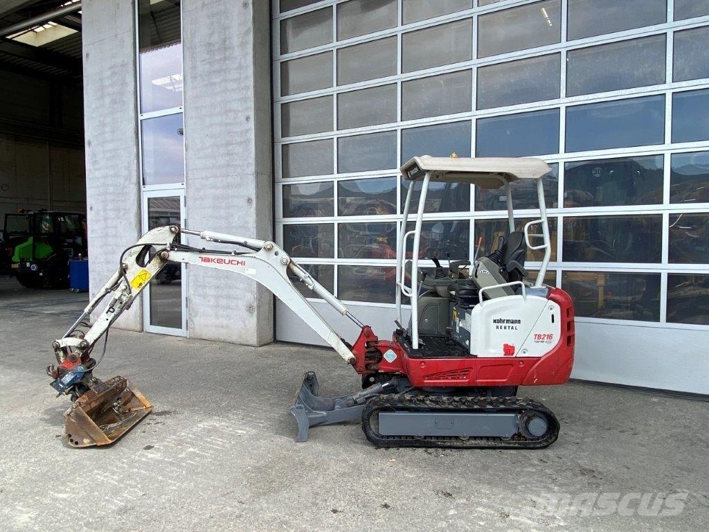 Takeuchi TB 216 SLSA V2 Schutzdach Verstell-Fahrwerk HS01 Miniescavatori