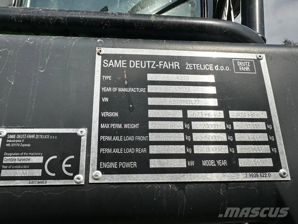 Deutz-Fahr C 9306 TS Kombajni