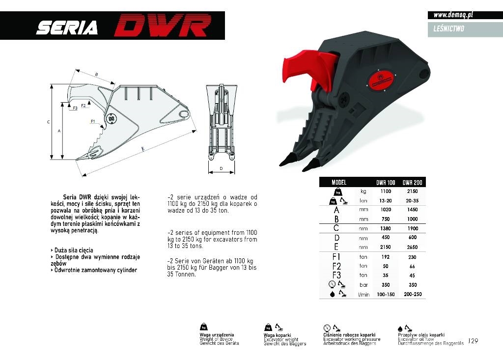  DEMOQ DWR200 Other components