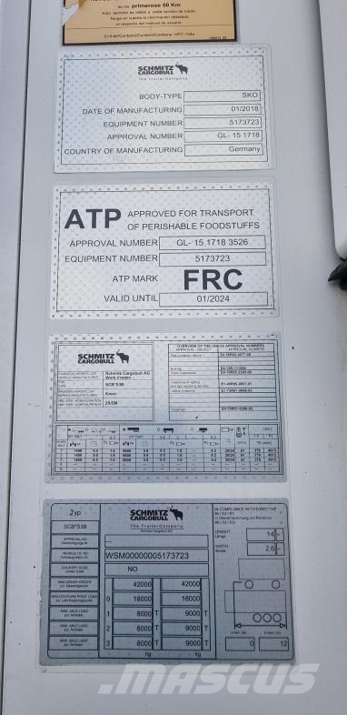 Schmitz Cargobull Trailer Reefer Flower Width & Dual Temp & Double S Koel-vries opleggers