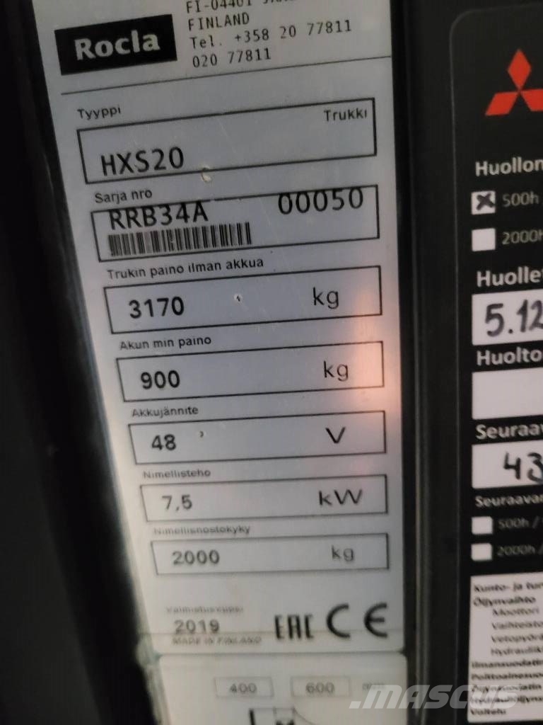 Rocla HXS 20 Reachtruck voor hoog niveau