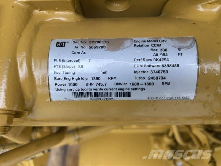 CAT C32 - Used - 746 kW - ZP2 Scheepsmotoren