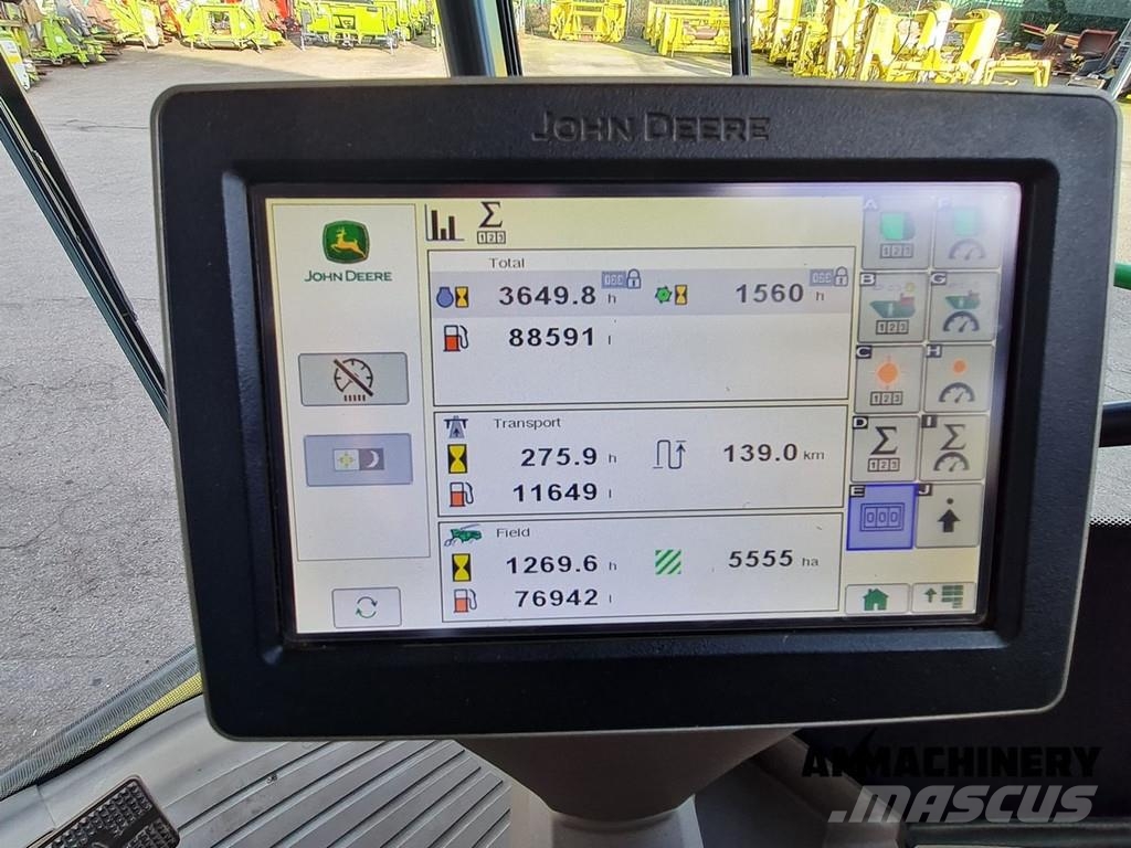 John Deere 9900i including John Deere 639 Premium Μηχανές χορτονομής