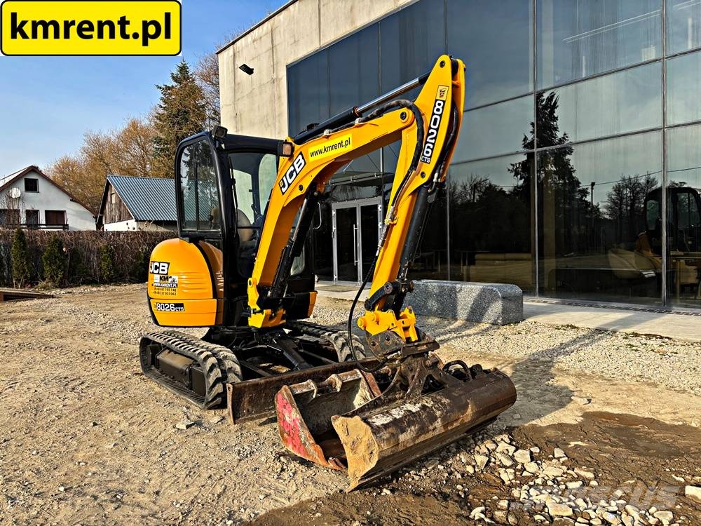 JCB 8026 MINI-KOPARKA 2016R. MTH:3517! | 8025 8018 803 Mini ekskavatörler, 7 tona dek