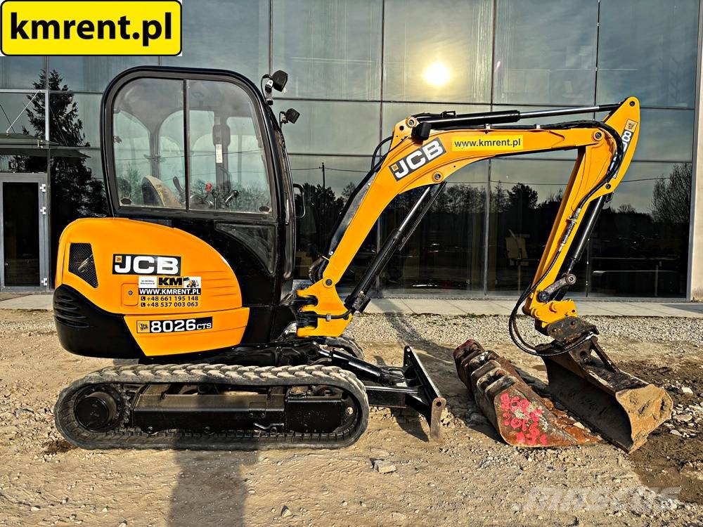 JCB 8026 MINI-KOPARKA 2016R. MTH:3517! | 8025 8018 803 Mini ekskavatörler, 7 tona dek