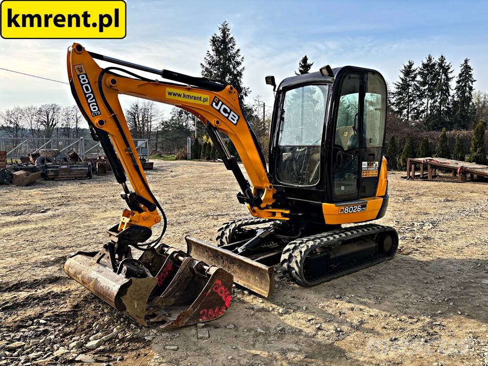 JCB 8026 MINI-KOPARKA 2016R. MTH:3517! | 8025 8018 803 Mini ekskavatörler, 7 tona dek