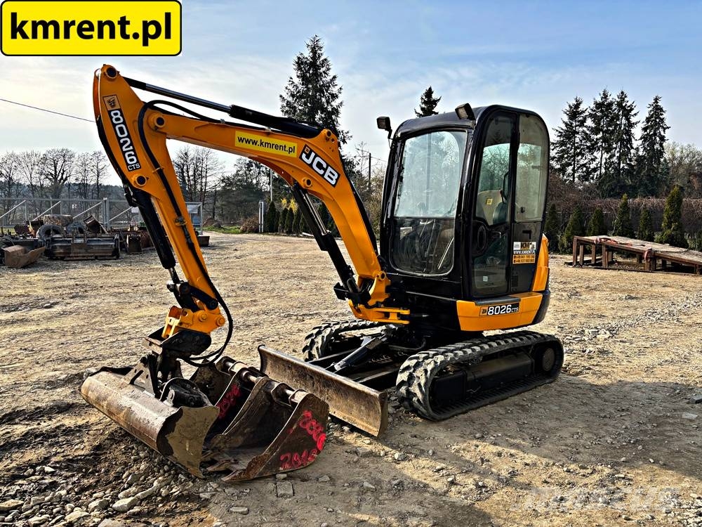 JCB 8026 MINI-KOPARKA 2016R. MTH:3517! | 8025 8018 803 Mini ekskavatörler, 7 tona dek