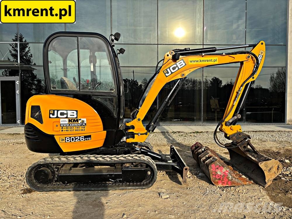JCB 8026 MINI-KOPARKA 2016R. MTH:3517! | 8025 8018 803 Mini ekskavatörler, 7 tona dek