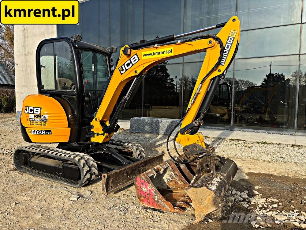 JCB 8026 MINI-KOPARKA 2016R. MTH:3517! | 8025 8018 803 Mini ekskavatörler, 7 tona dek