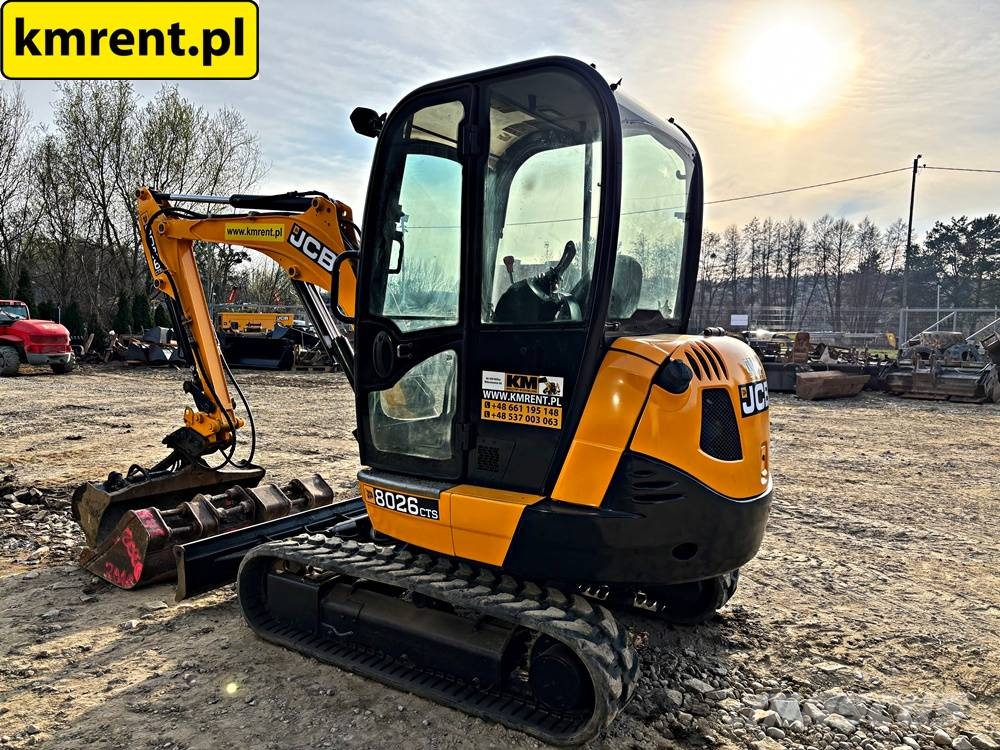 JCB 8026 MINI-KOPARKA 2016R. MTH:3517! | 8025 8018 803 Mini ekskavatörler, 7 tona dek