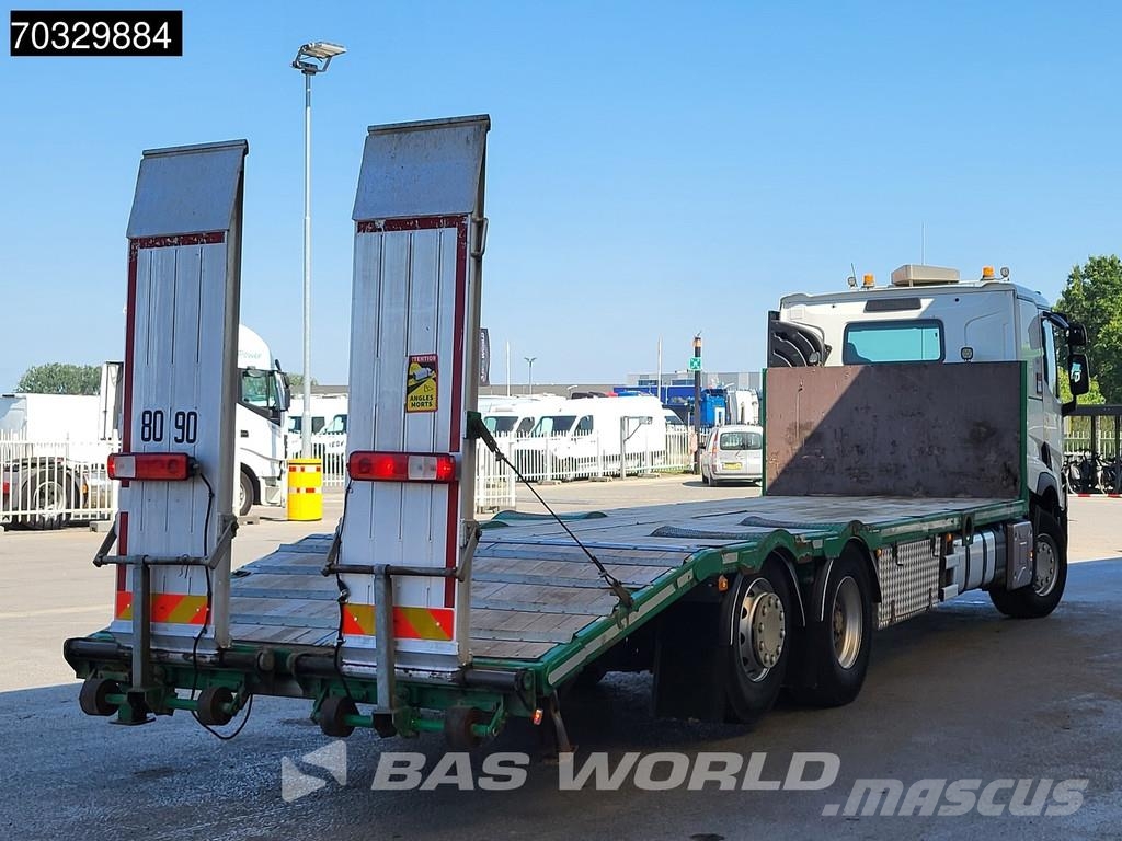 Renault T 380 6X2 Machine Transporter Lift+Steering Axle E Platte bakwagens