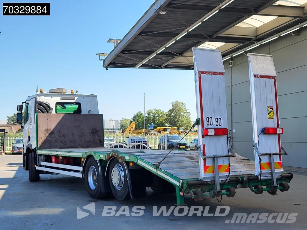 Renault T 380 6X2 Machine Transporter Lift+Steering Axle E Platte bakwagens