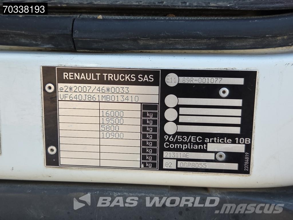 Renault D 250 4X2 16 toneladas plataforma 650cm Automatico Вантажівки-платформи/бокове розвантаження