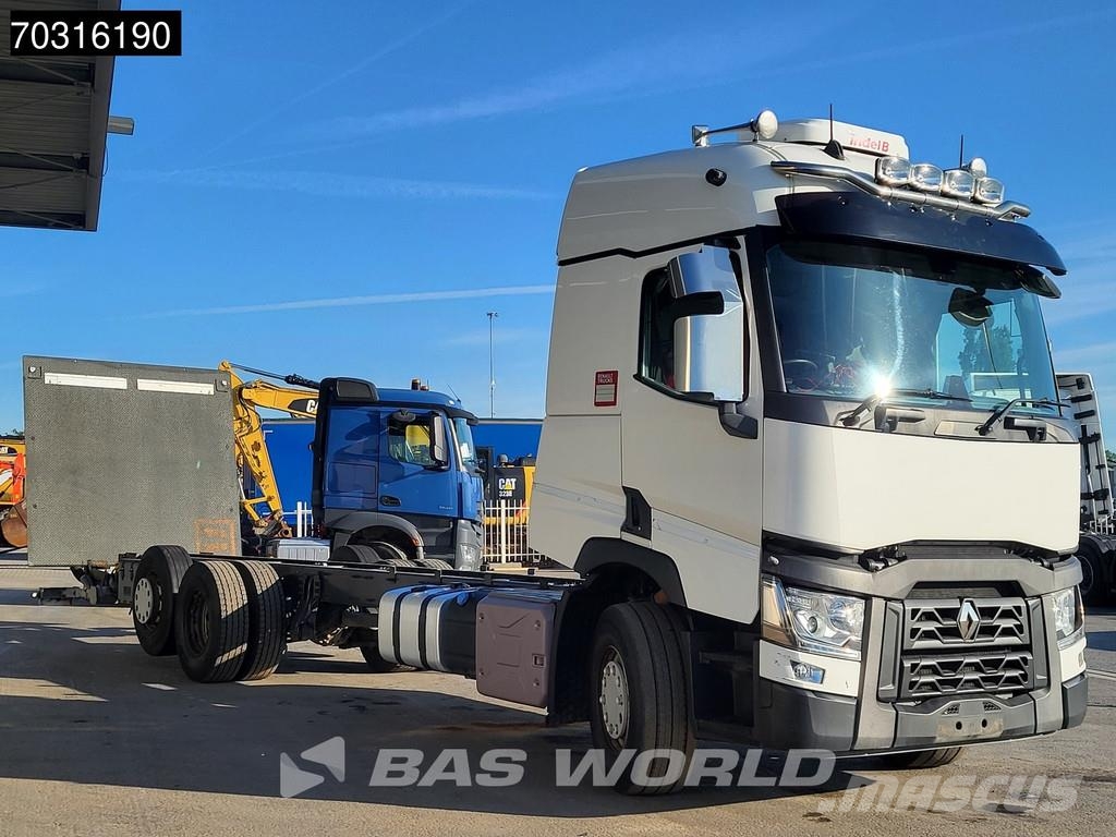 Renault T 380 T 6X2 RHD Standklima Liftachse 2000kg Ladebo Camiones con chasís y cabina