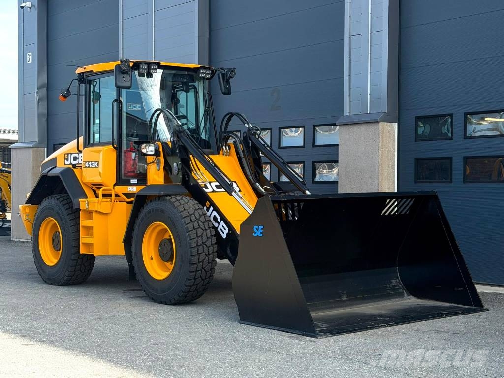 JCB 413 S / 50km/h / Aurasähkö / P-Kamera / Hebonilube Ładowarki kołowe