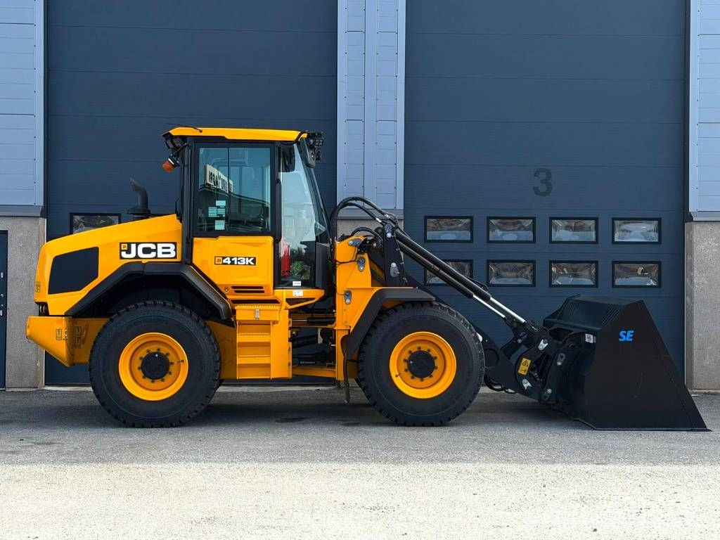 JCB 413 S / 50km/h / Aurasähkö / P-Kamera / Hebonilube Ładowarki kołowe