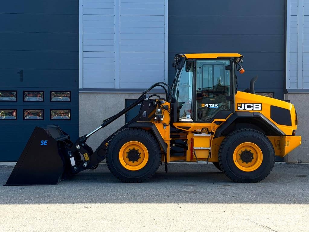 JCB 413 S / 50km/h / Aurasähkö / P-Kamera / Hebonilube Ładowarki kołowe