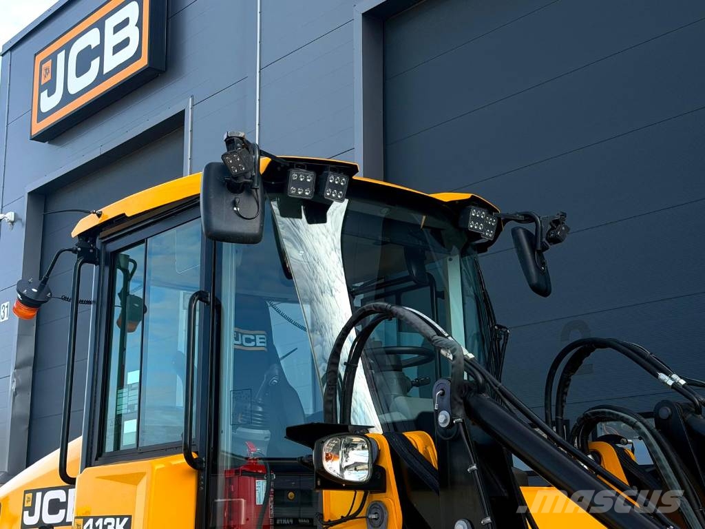 JCB 413 S / 50km/h / Aurasähkö / P-Kamera / Hebonilube Ładowarki kołowe