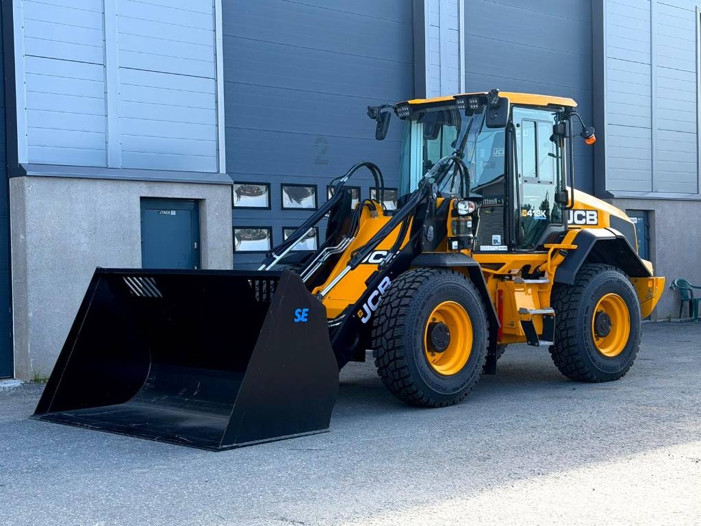 JCB 413 S / 50km/h / Aurasähkö / P-Kamera / Hebonilube Ładowarki kołowe