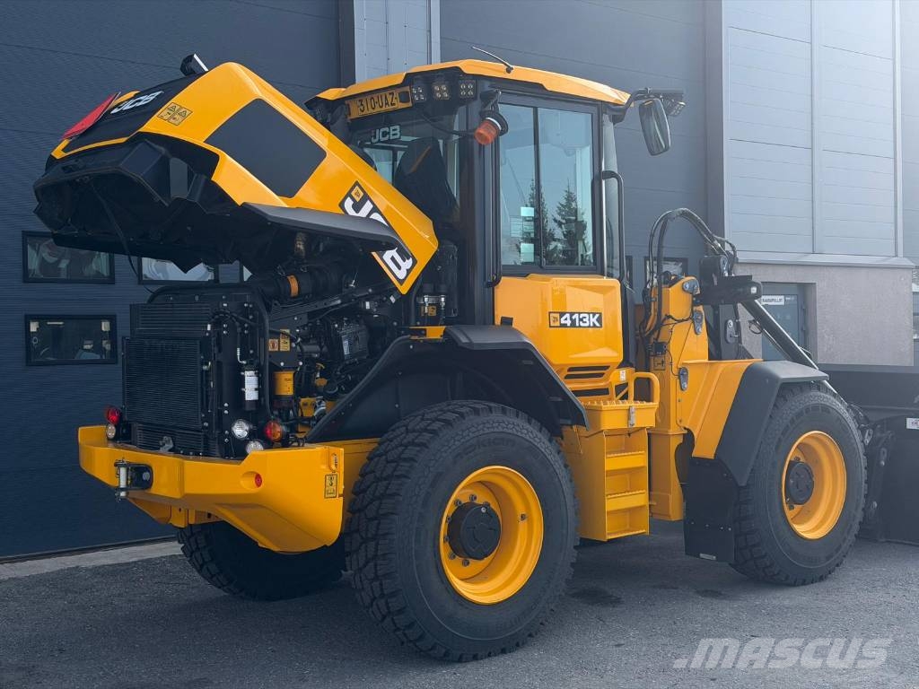JCB 413 S / 50km/h / Aurasähkö / P-Kamera / Hebonilube Ładowarki kołowe