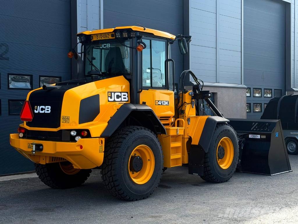 JCB 413 S / 50km/h / Aurasähkö / P-Kamera / Hebonilube Ładowarki kołowe