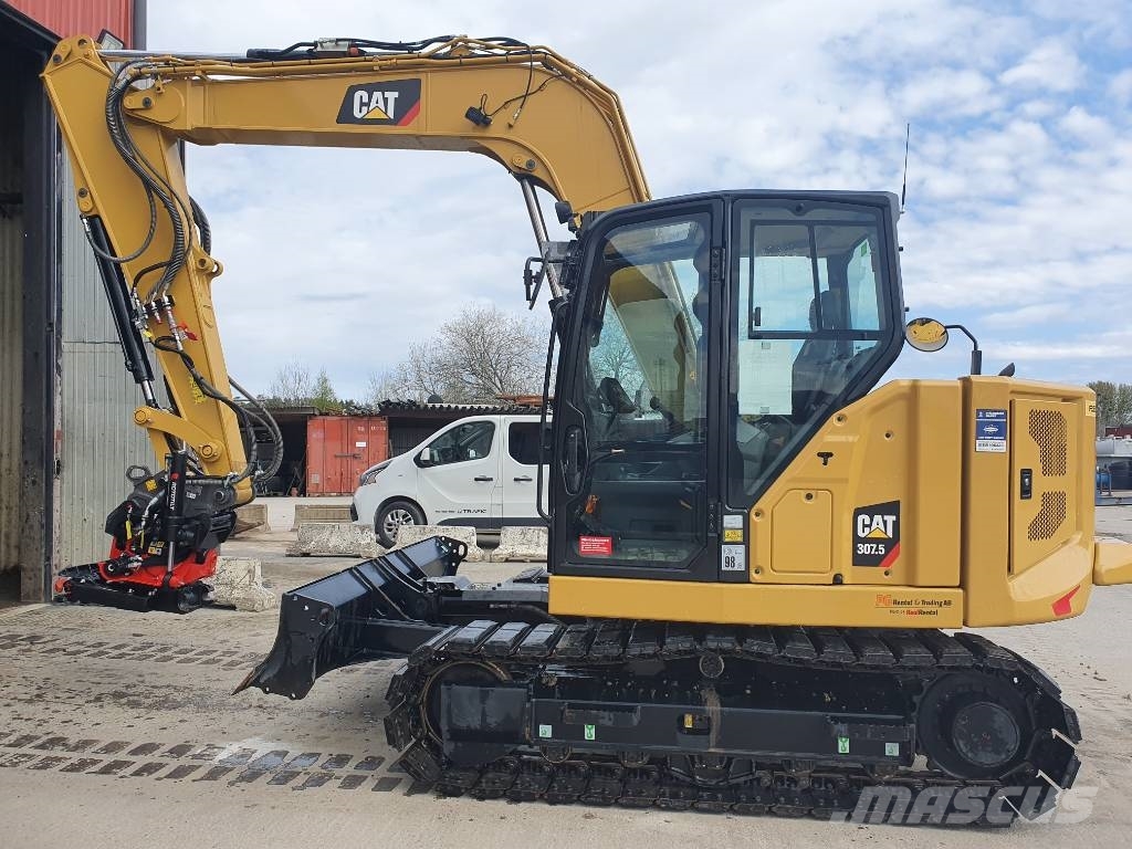 CAT 307 . 5 N G, Uthyres Midi bageri 7t – 12t