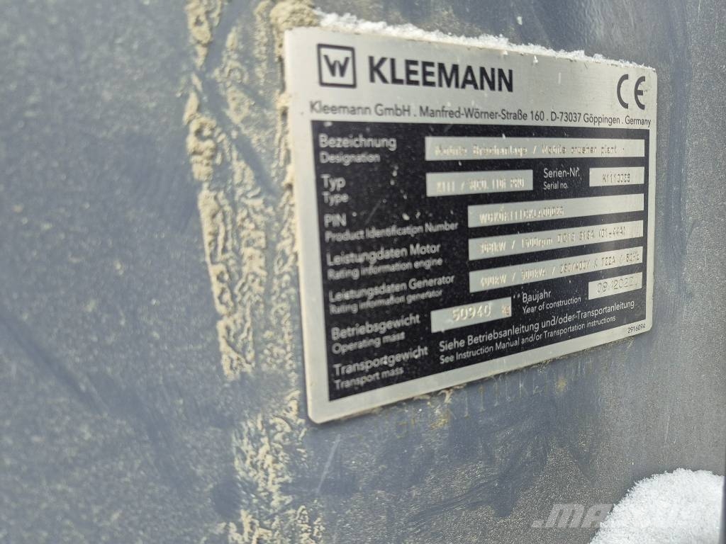 Kleemann MCO 110i Pro Mobila krossar
